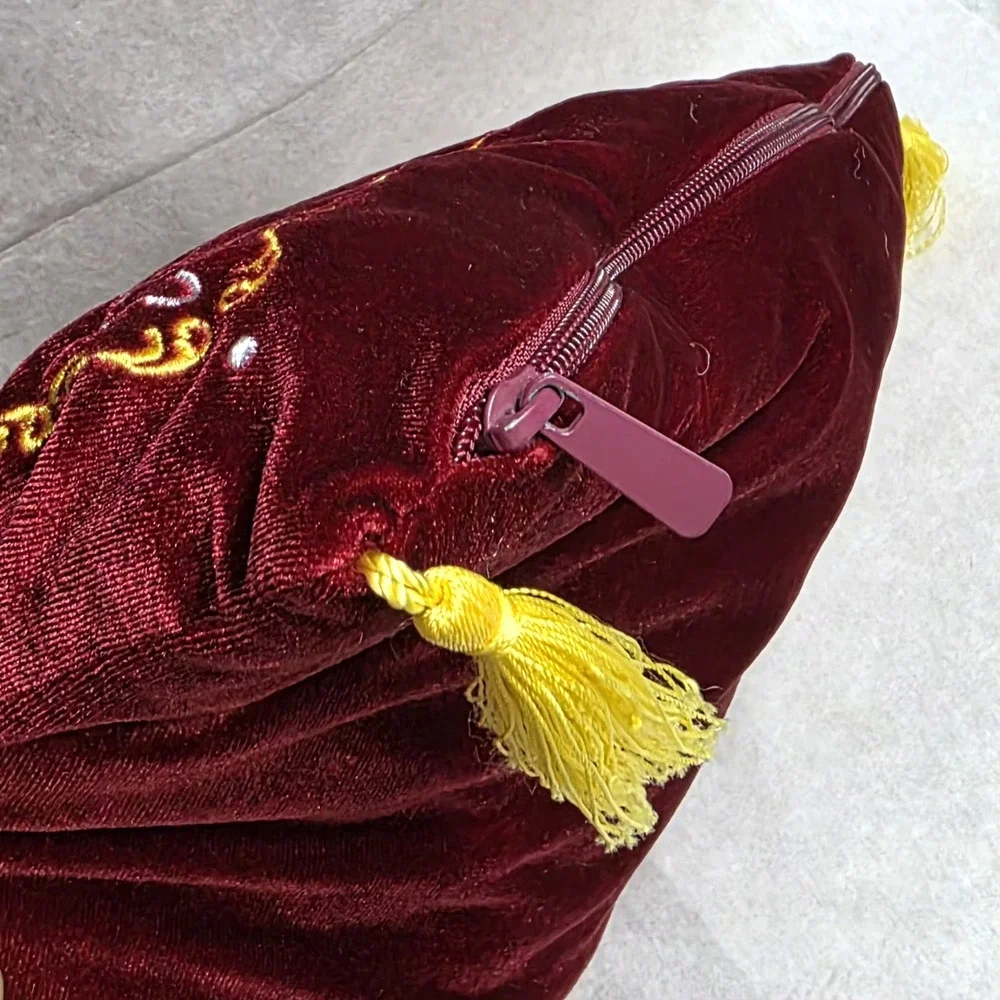 Harry Potter Gryffindor Velvet Crest Pillow - Official Wizarding World Decor